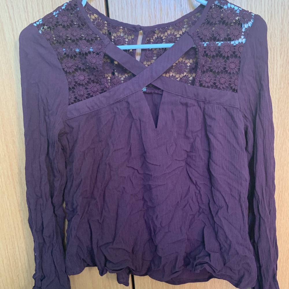 Purple blouse